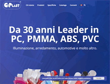 Tablet Screenshot of giplast.com